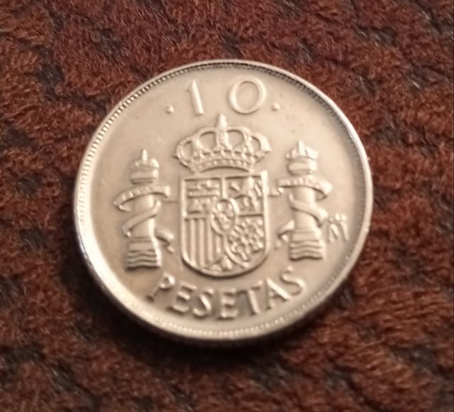 Una moneda 10 ptas 1992