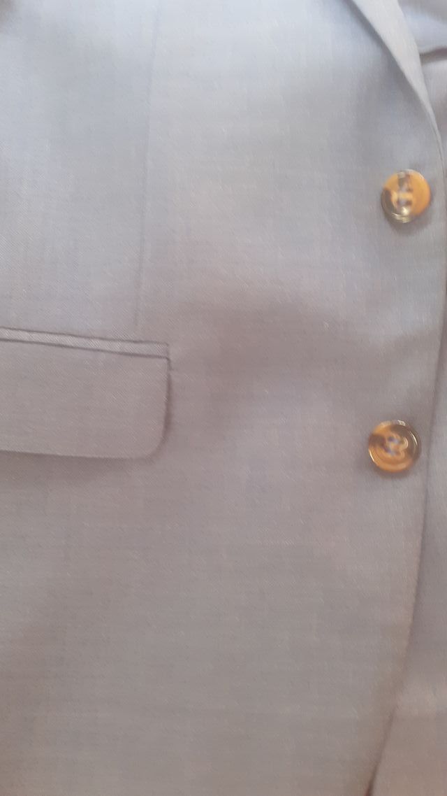 Traje. Chaqueta, pantalón color azul marca Zara