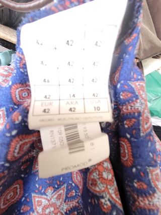 Camisa mujer tirantes talla 42