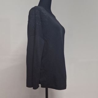 Top negro Talla M Massimo Dutti