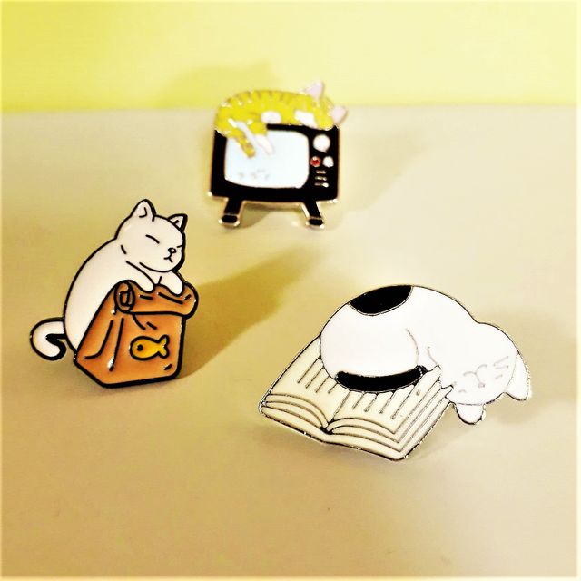 Broches de gato. Diferentes modelos Regalo navidad