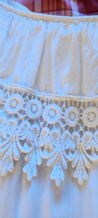 Coppia maglia/canotta bianche, taglia M