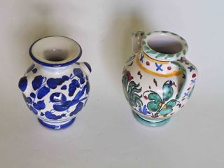 Lote de cerámica: Botijo + San Gimignano