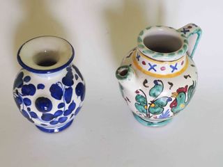 Lote de cerámica: Botijo + San Gimignano