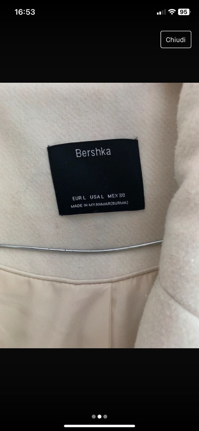 Cappotto lungo bianco