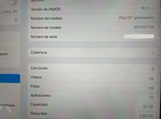 iPad 10.2  2021 8° generación 32GB
