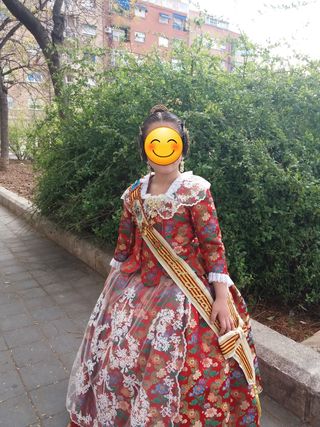 Traje fallera niña 6-7 años