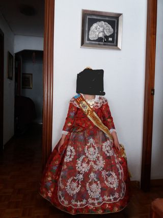 Traje fallera niña 6-7 años