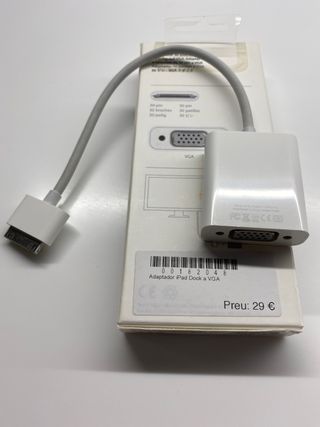 Adaptador original Apple 30 pin a VGA