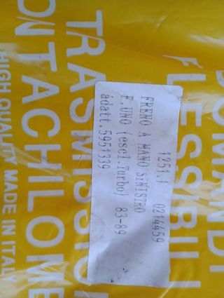 Corda freno fiat uno