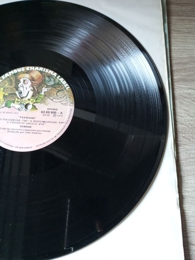 Genesis trespass lp vinilo 1975 ed spain