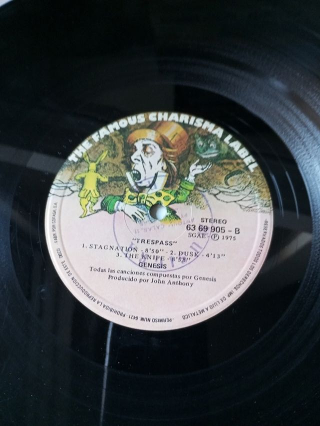 Genesis trespass lp vinilo 1975 ed spain
