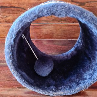 Gioco Tiragraffi per Gatti in Sisal Blu