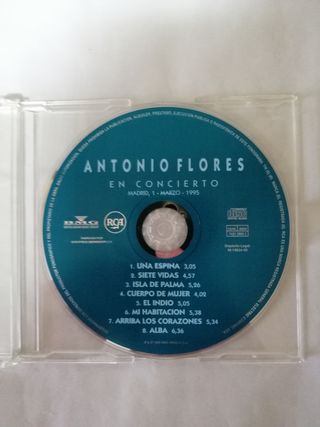CD doble Antonio Flores.