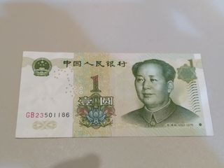 3 billetes de China
