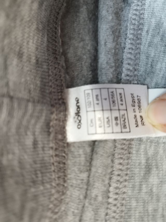 Pantalón térmico, talla 4