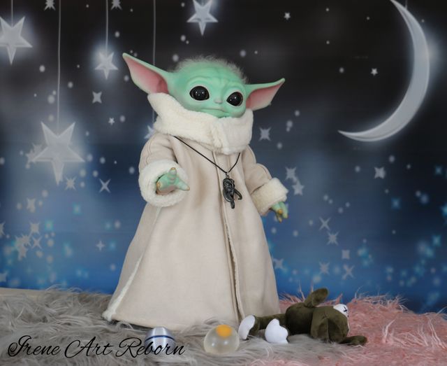 Abrigo Grogu (Baby Yoda) para reborn (2)
