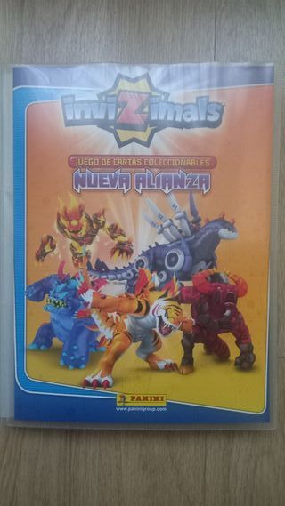 ALBUM DE INVIZIMALS Y LIBRO MAGNETICO DE IMANES
