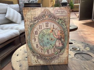 Cajonera decorada a mano personalizada ALICIA