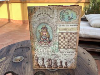 Cajonera decorada a mano personalizada ALICIA