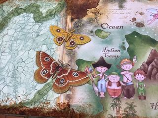 Cajonera decorada a mano personalizada PETER PAN