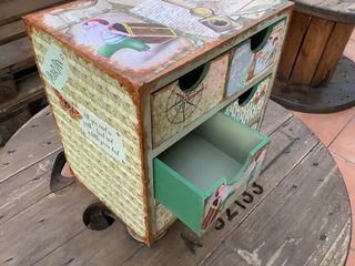 Cajonera decorada a mano personalizada PETER PAN 2