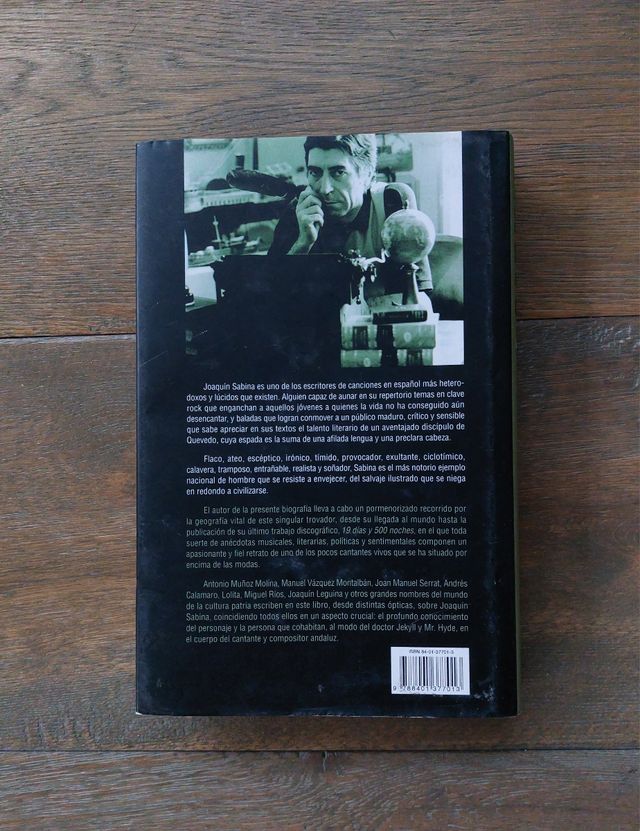 Joaquín Sabina. Perdonen la tristeza.