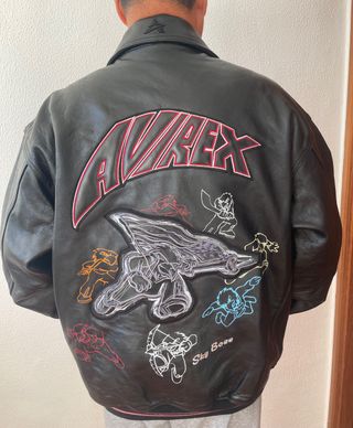 chaqueta de cuero AVIREX 1975 SKY BOSS