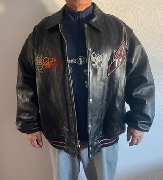 chaqueta de cuero AVIREX 1975 SKY BOSS