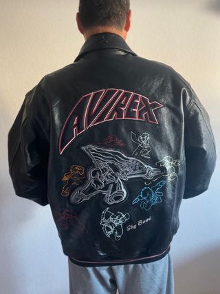 chaqueta de cuero AVIREX 1975 SKY BOSS