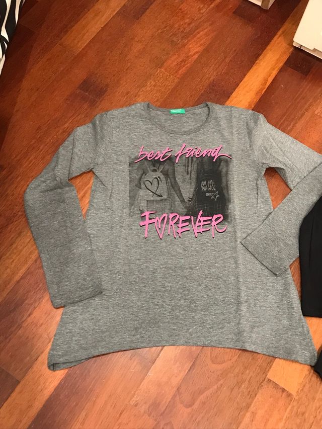 Dos camisetas niña 8-9