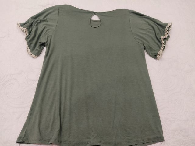 👕CAMISETA VERDE MILITAR