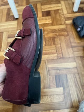 zapatos doble hebilla 