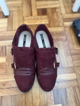 zapatos doble hebilla 