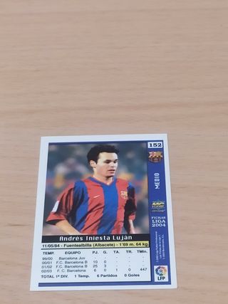 152 ANDRÉS INIESTA 2003 2004 FC BARCELONA