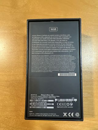 iPhone 5 16 Gb negro con 2 fundas