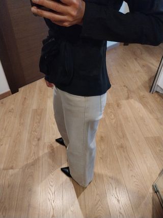 Camisa zara con nudo talla M