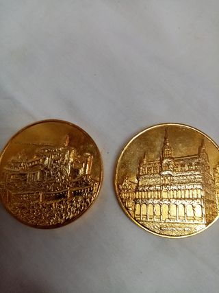 Lote 2 medallas Luxemburgo