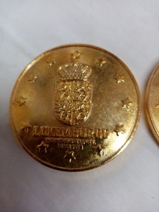 Lote 2 medallas Luxemburgo