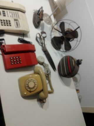 Ventilador plancha flexo teléfono