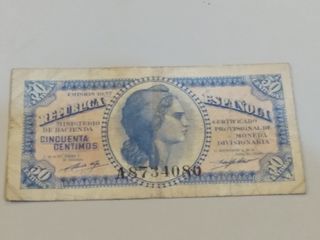 Lote de 9 billetes españoles