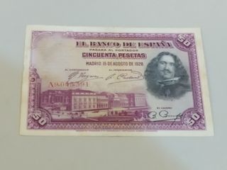 Lote de 9 billetes españoles