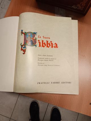 SACRA BIBBIA FRATELLI FABBRI EDITORI