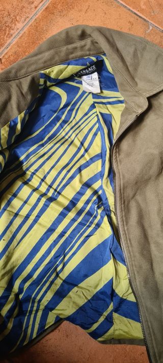 Giacca verde Versace