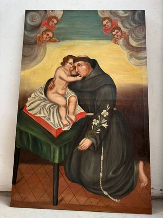 San Antonio de Padua con el niño Jesús .