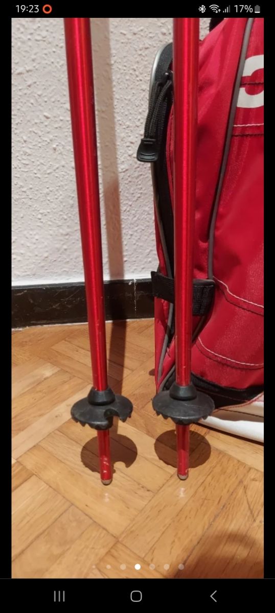 Botas, palos y fundas ski.