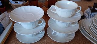 Juego vajilla porcelana soperas