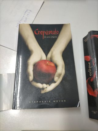 Lote 4 libros saga Crepúsculo 