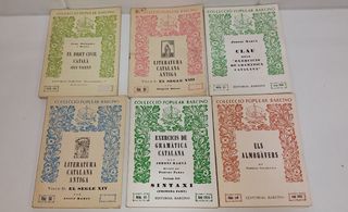 Lote libros literatura catalana