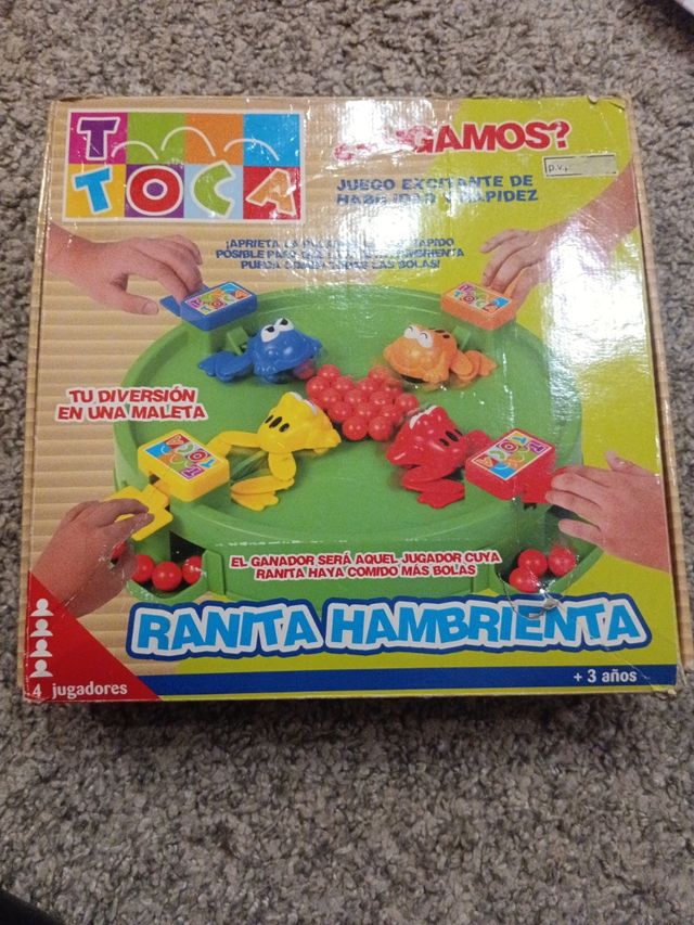 Juego de la ranita hambrienta. tragabolas